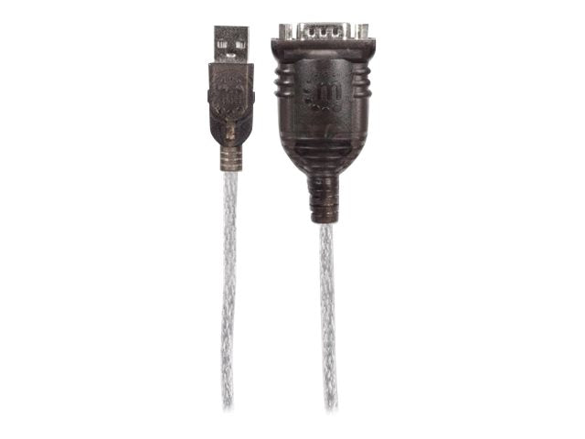 MANHATTAN USB RS232 Seriell Konverter Verbindet ein serielles Geraet mit dem USB Port Prolific PL-2303RA-Chipsatz 1