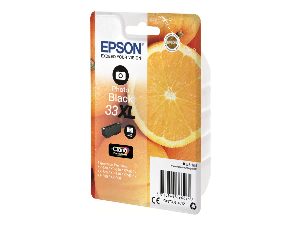 EPSON 5LB Singlepack Photo Black 33XL Claria Premium Ink Detailansicht
