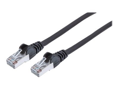 INTELLINET Cat6aPro Kabel Cat7 Rohkabel 0,25m schwarz - Verpackung