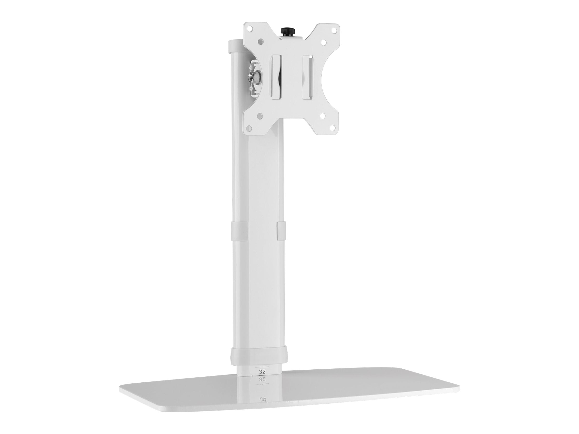 TECHLY Monitor Tischstaender weiss freistehend Vorderansicht