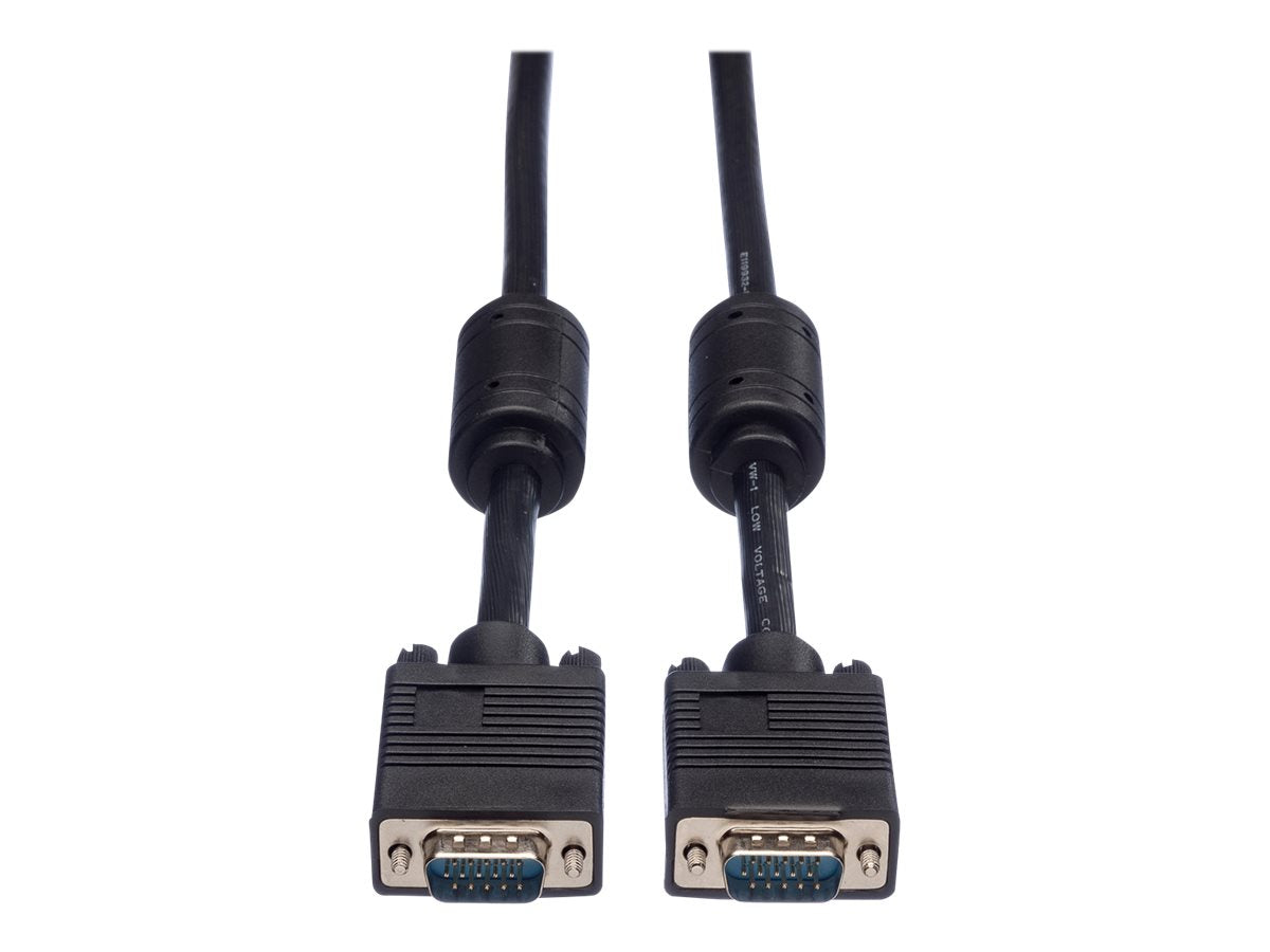ROLINE Monitor-Kabel mit Ferritkern HD15 ST-ST 2m - Vorderansicht