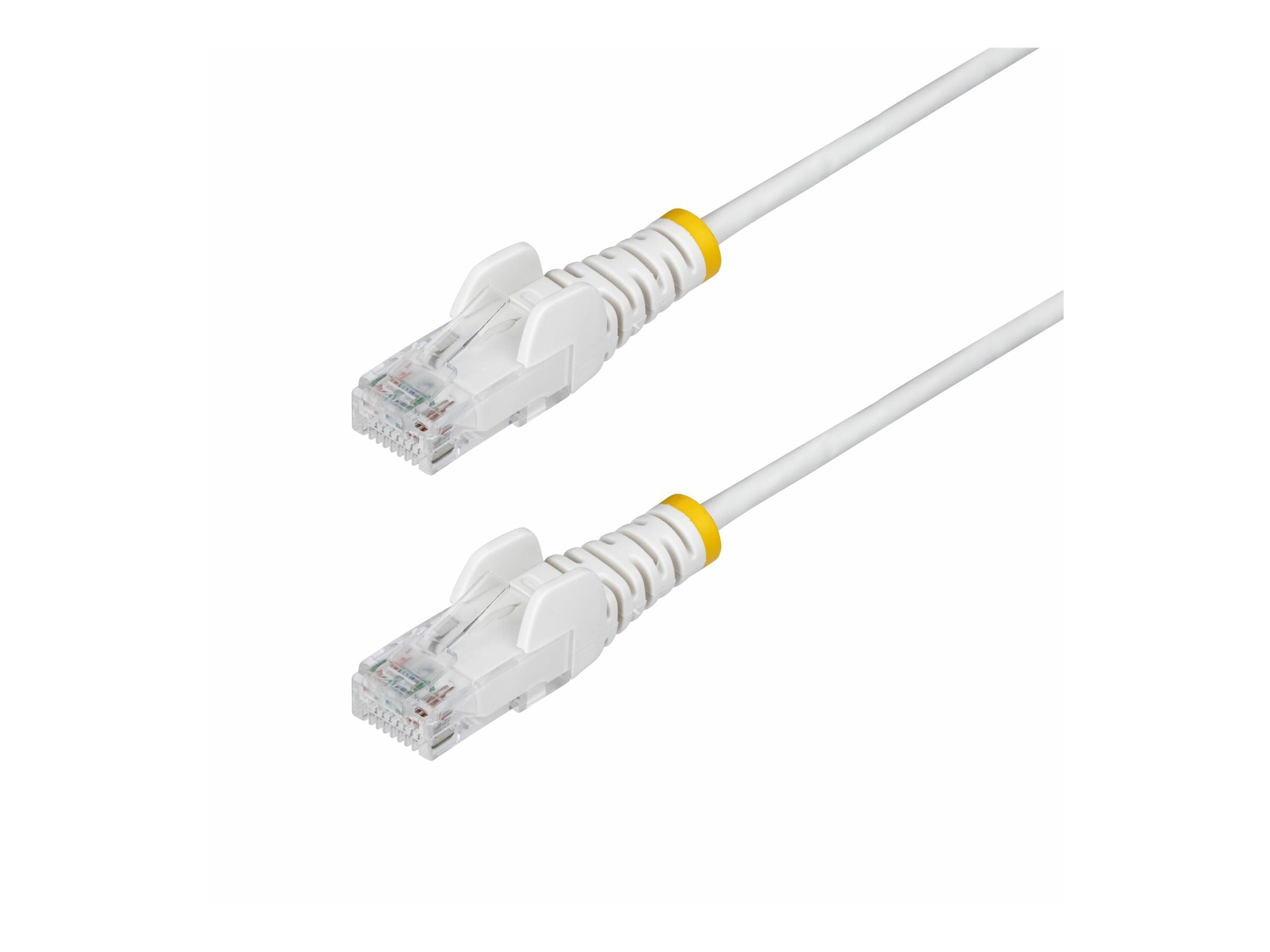 STARTECH.COM 2m Weisses Schlankes CAT6-Ethernet-Kabel Snagless RJ45 LSZH 28AWG Reines Kupfer Patchkabel/Netzwerkkabel