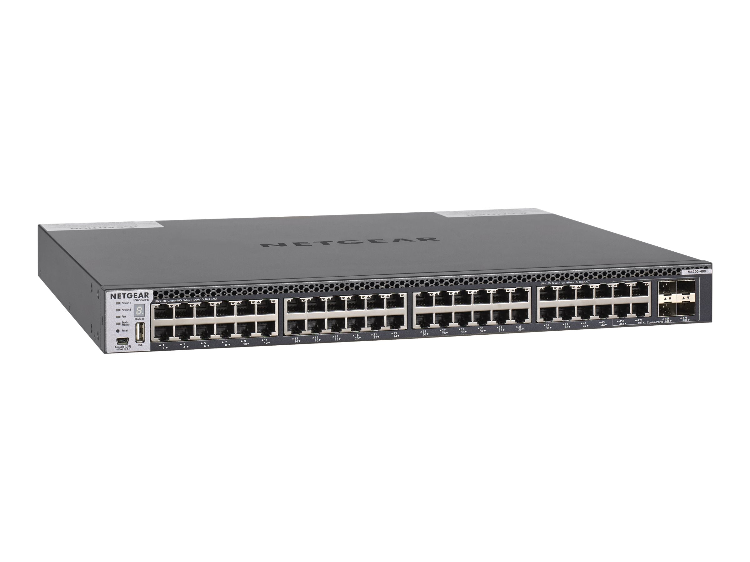 NETGEAR M4300-48X Switch Vorderansicht