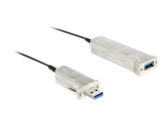 DELOCK Kabel USB 3.0-A Stecker > Buchse Aktives Optisches Kabel 50 m Vorderansicht