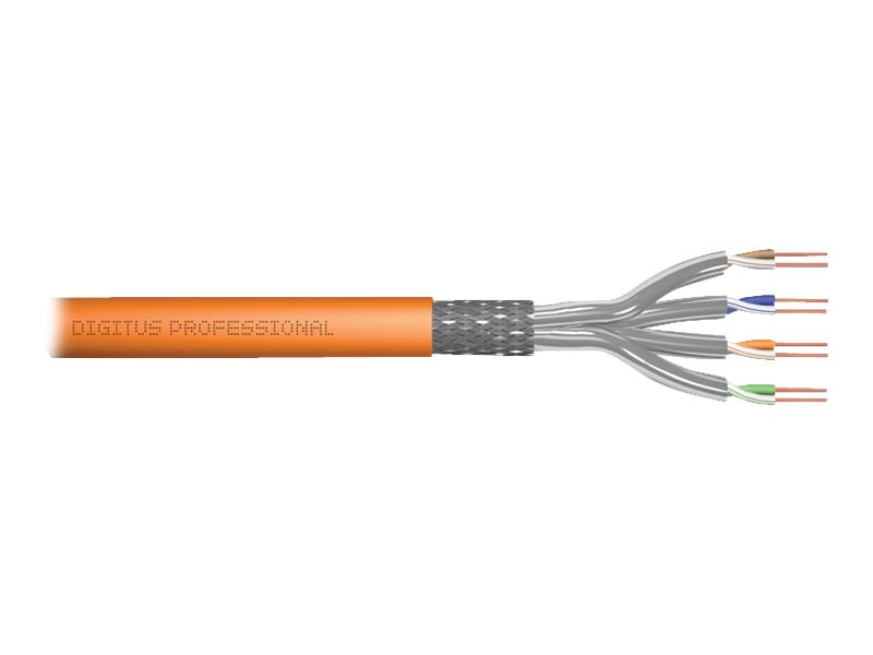 DIGITUS Cat.7 S/FTP Verlegekabel 500m Vorderansicht