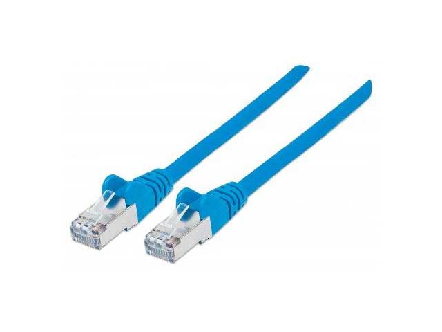 INTELLINET Netzwerkkabel Cat6 S/FTP CU LS0H 3,0 m Blau Vorderansicht