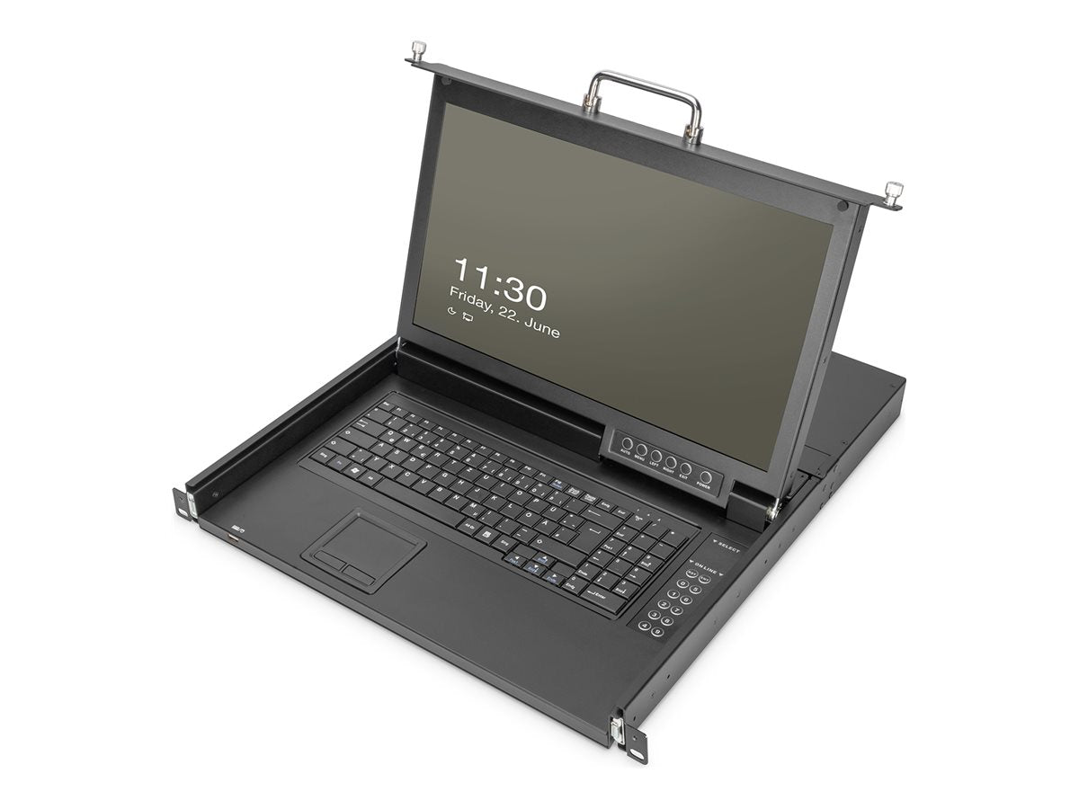 DIGITUS DS-72220-2US KVM-Konsole Vorderansicht