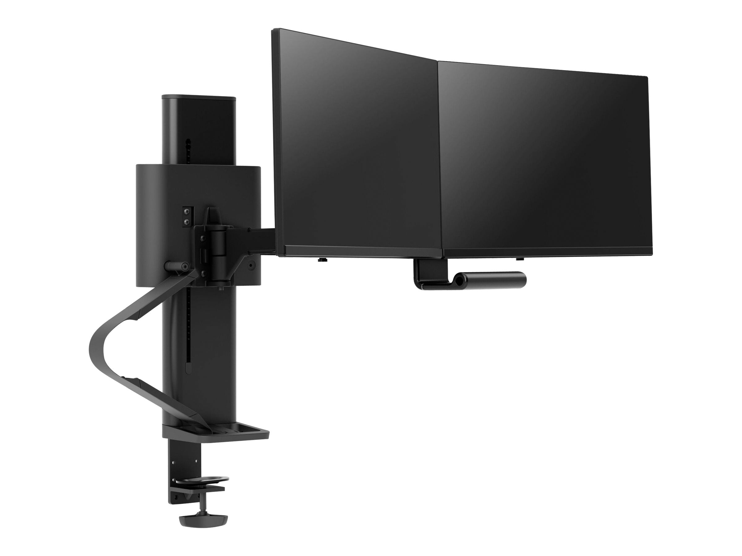 ERGOTRON TRACE Dual Monitorhalterung mit patentierter CF-Technologie Matte Black