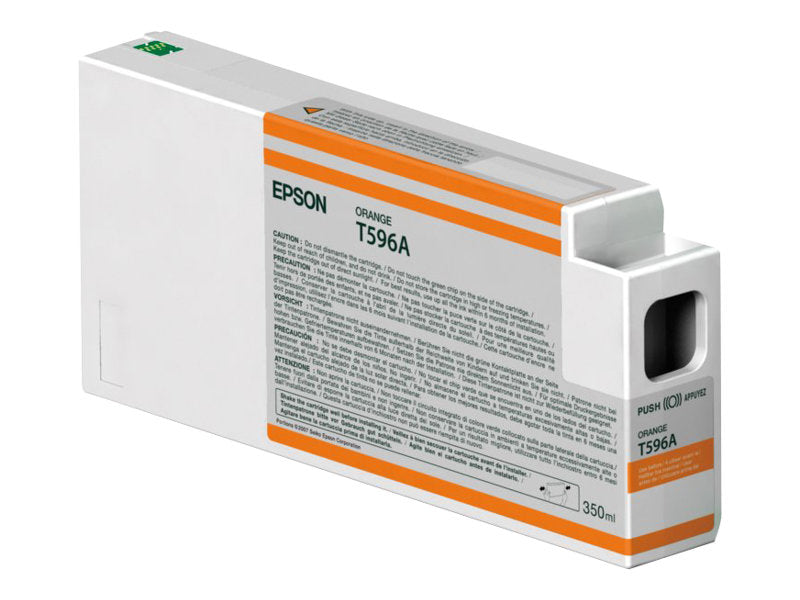 EPSON T596A Tintenpatrone orange Vorderansicht
