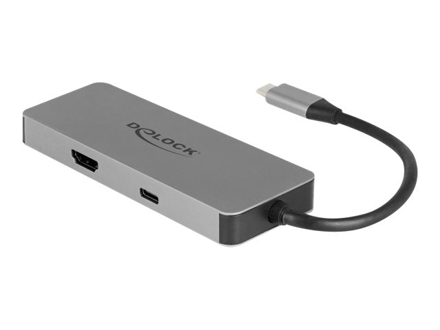 DELOCK USB Type-C Docking station für Mobilgeräte 4K - Vorderansicht