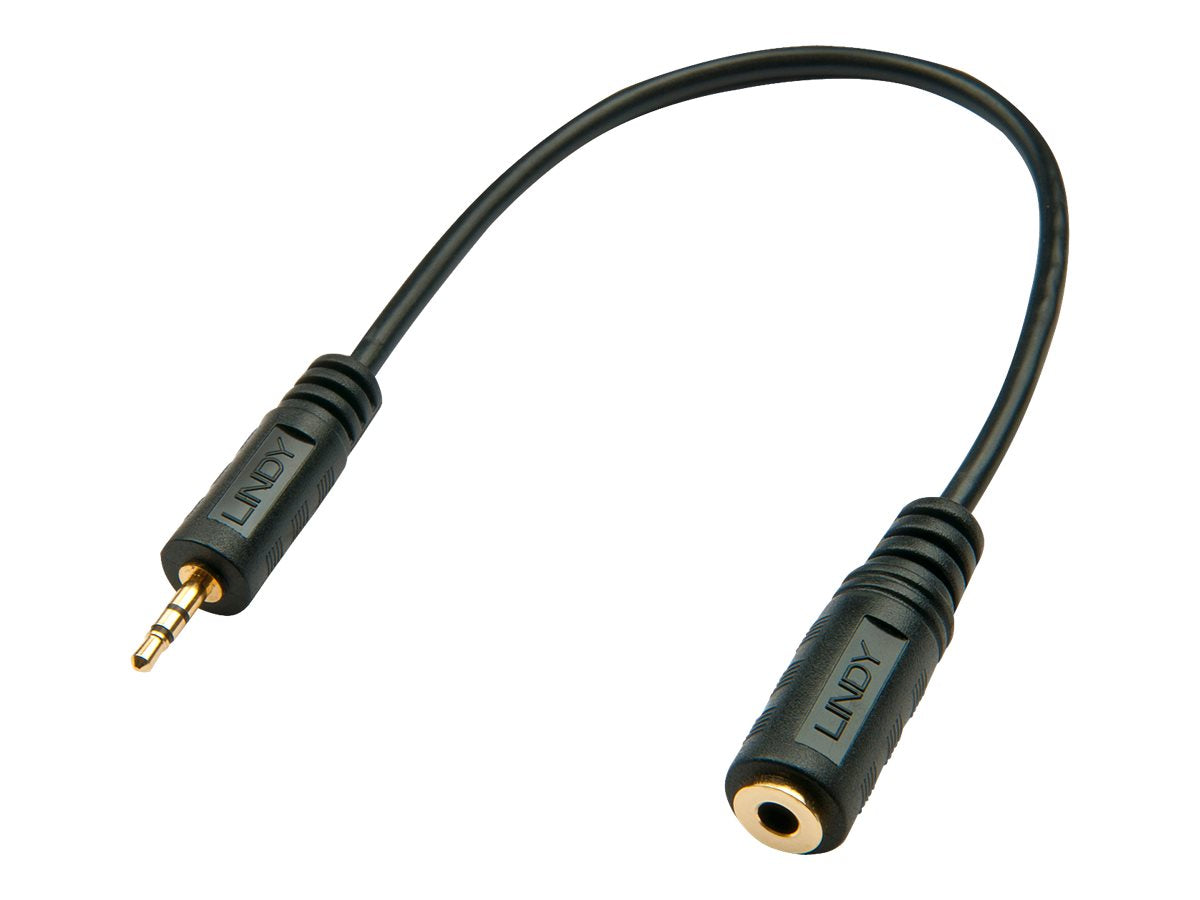 LINDY Adapterkabel 2,5mm St/3,5mm Bu0 2m - Vorderansicht