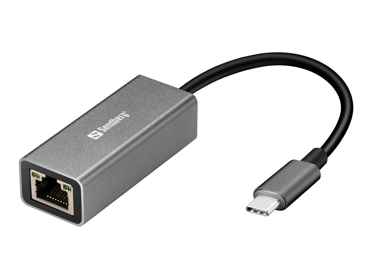 SANDBERG USB-C to Network Converter Vorderansicht