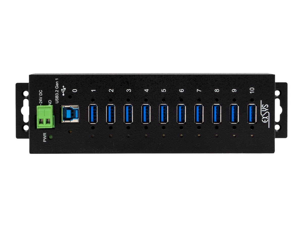 EXSYS EX-1510HMVS 10 Port USB 3.2 Gen1 Hub Verpackung