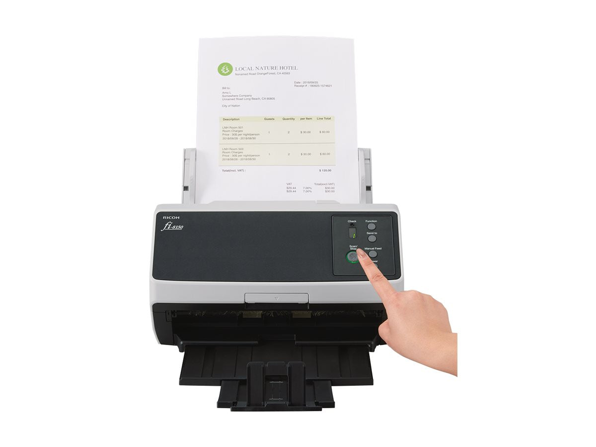 RICOH fi-8150 Scanner A4 50ppm (P) Seitenansicht