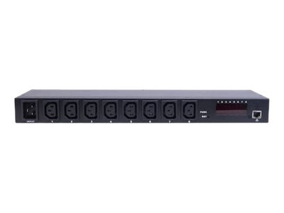 VALUE IP-Steckdosenleiste 8fach 48,26cm 19Zoll-Rackmount - Vorderansicht