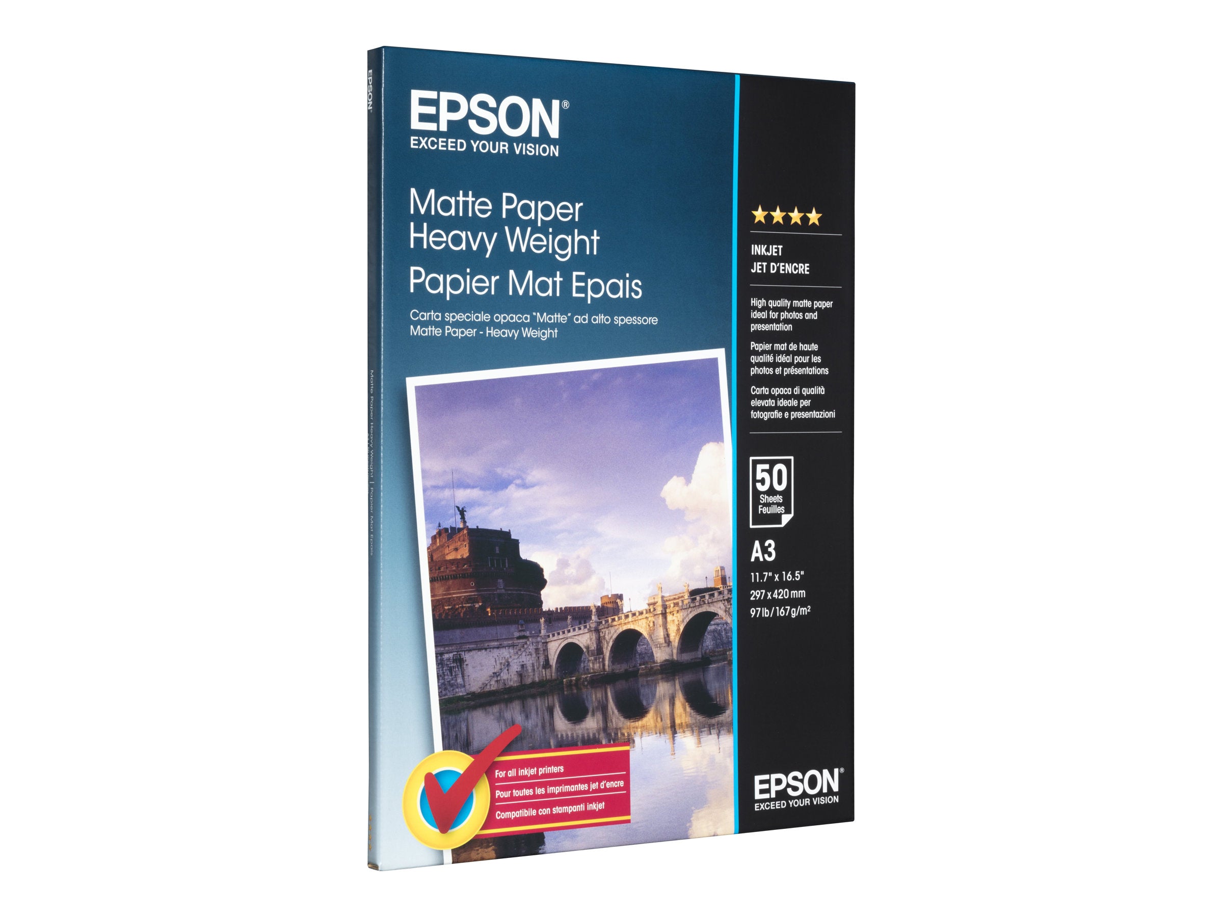EPSON S041261 Matte heavyweight Papier Vorderansicht