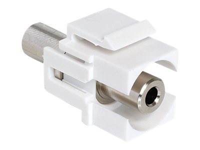 DELOCK Keystone Klinke 3,5mm Buchse > Buchse Vorderansicht