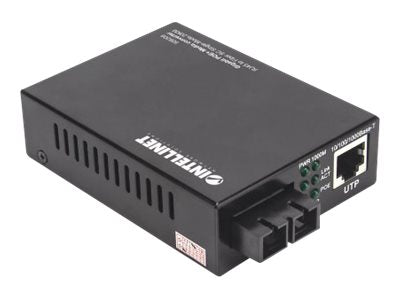 INTELLINET Gigabit PoE+ Medienkonverter Detailansicht