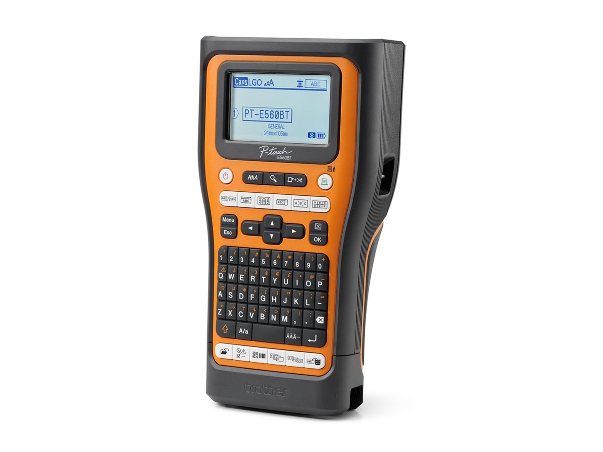 BROTHER P-Touch PTE560BTSP Label Printer im Einsatz