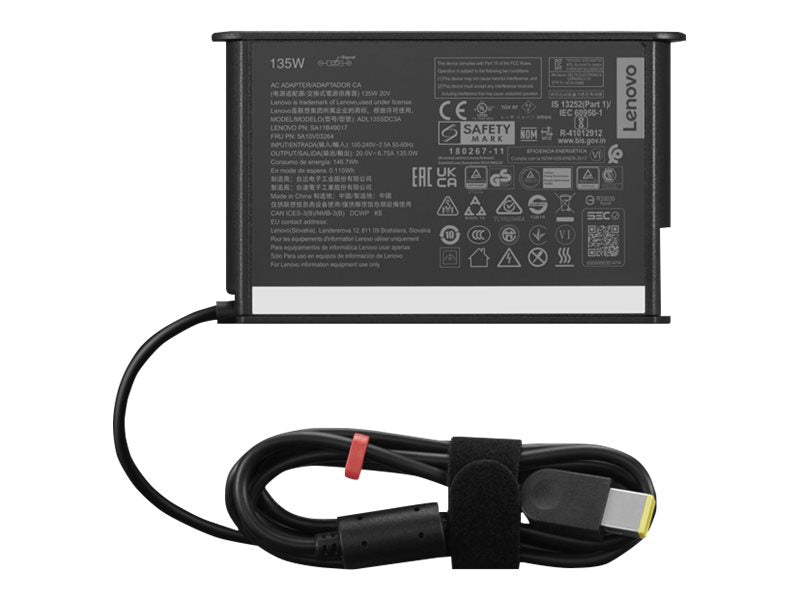 LENOVO ThinkCentre 135W AC Adapter Gen 2 Slim tip - EU Vorderansicht