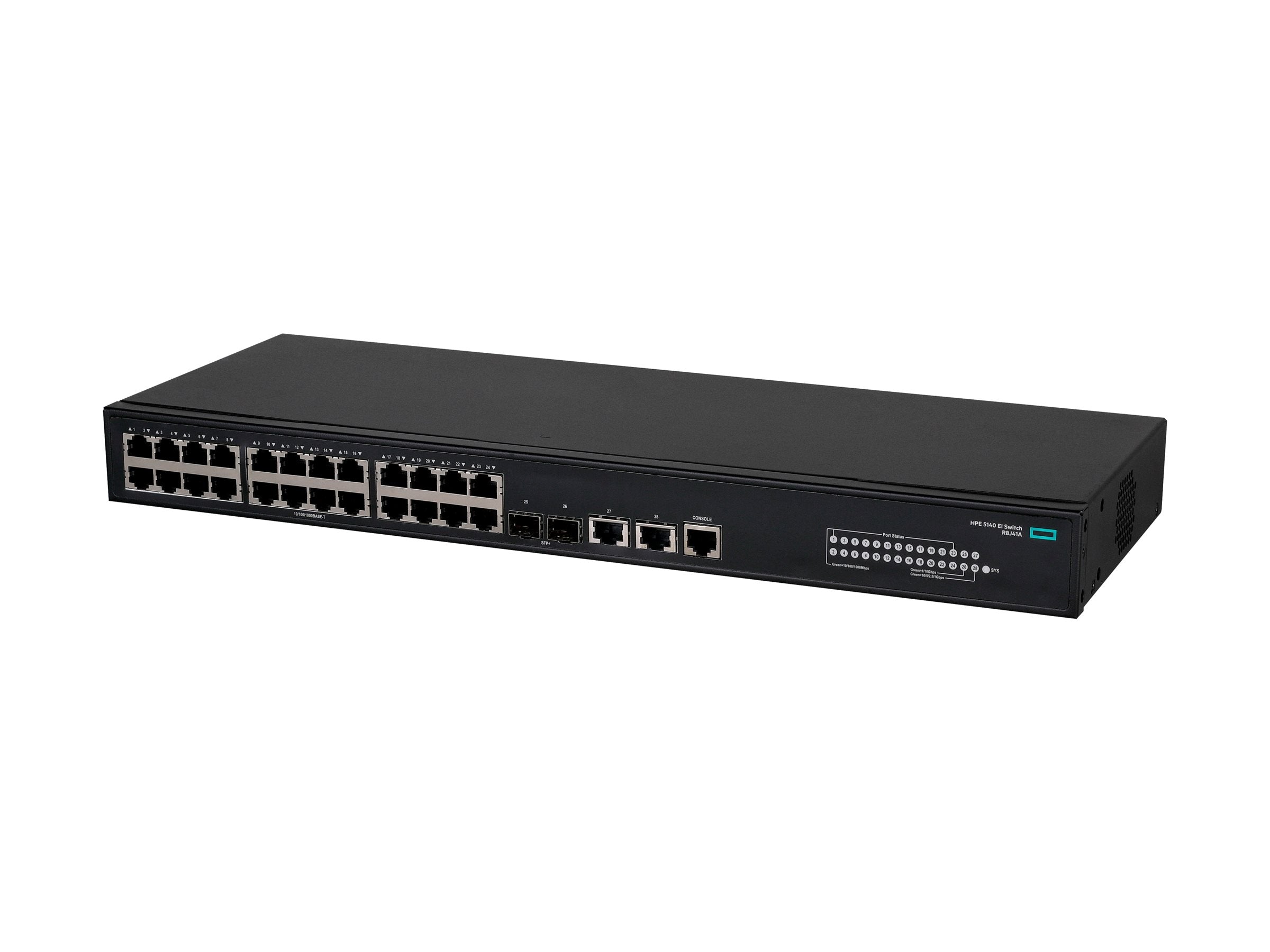 ARUBA HPE 5140 24G 2SFP+ 2XGT EI Switch Detailansicht