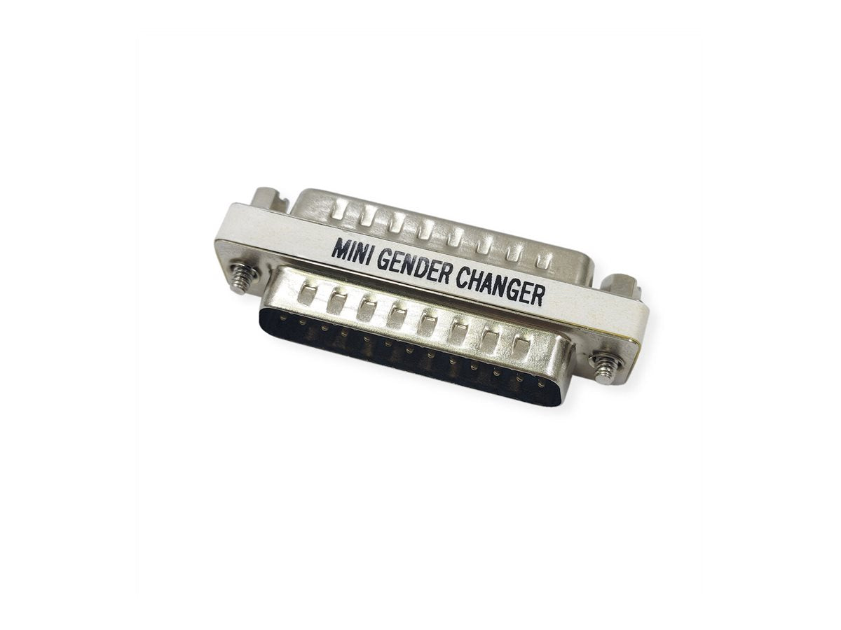 VALUE Mini Gender Changer 25pol. Stecker-Stecker Verpackung