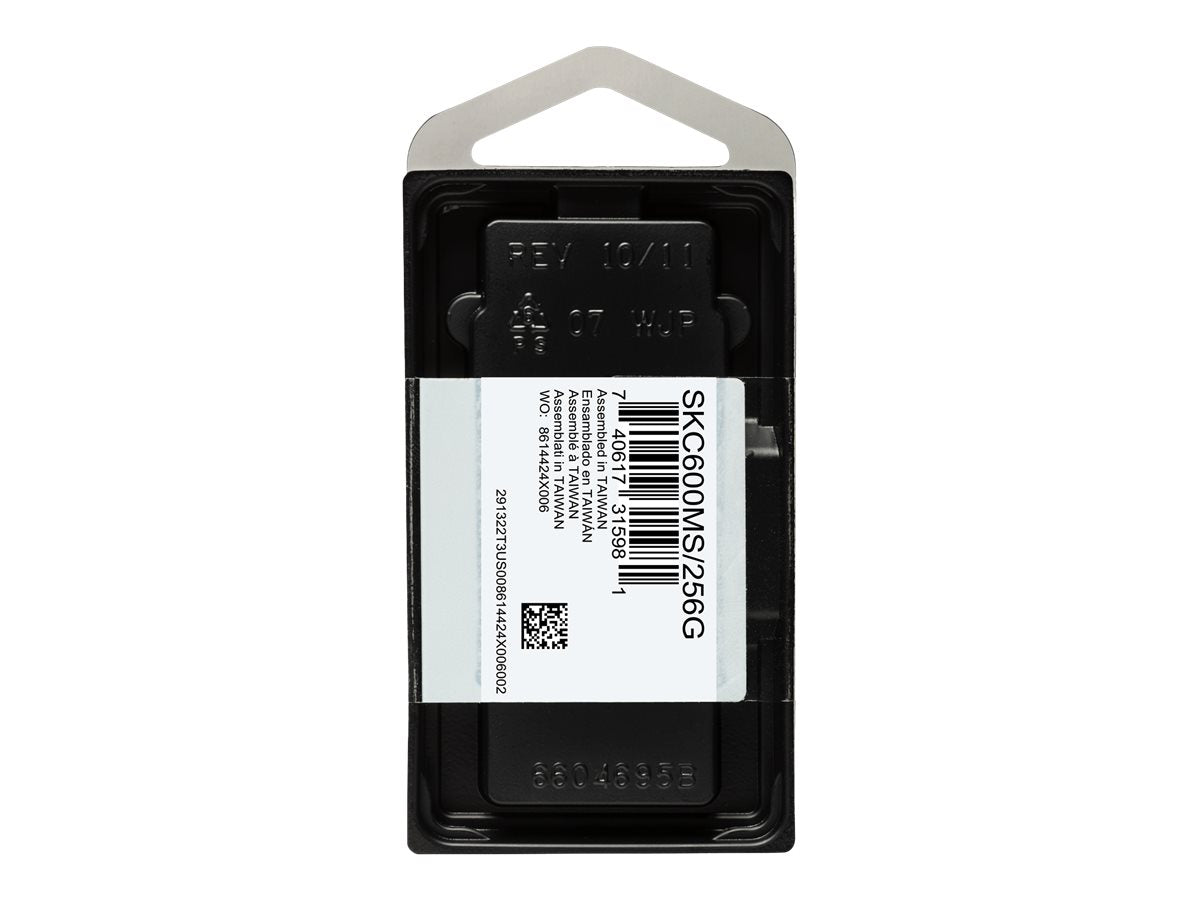KINGSTON KC600 256GB SATA3 mSATA SSD Seitenansicht