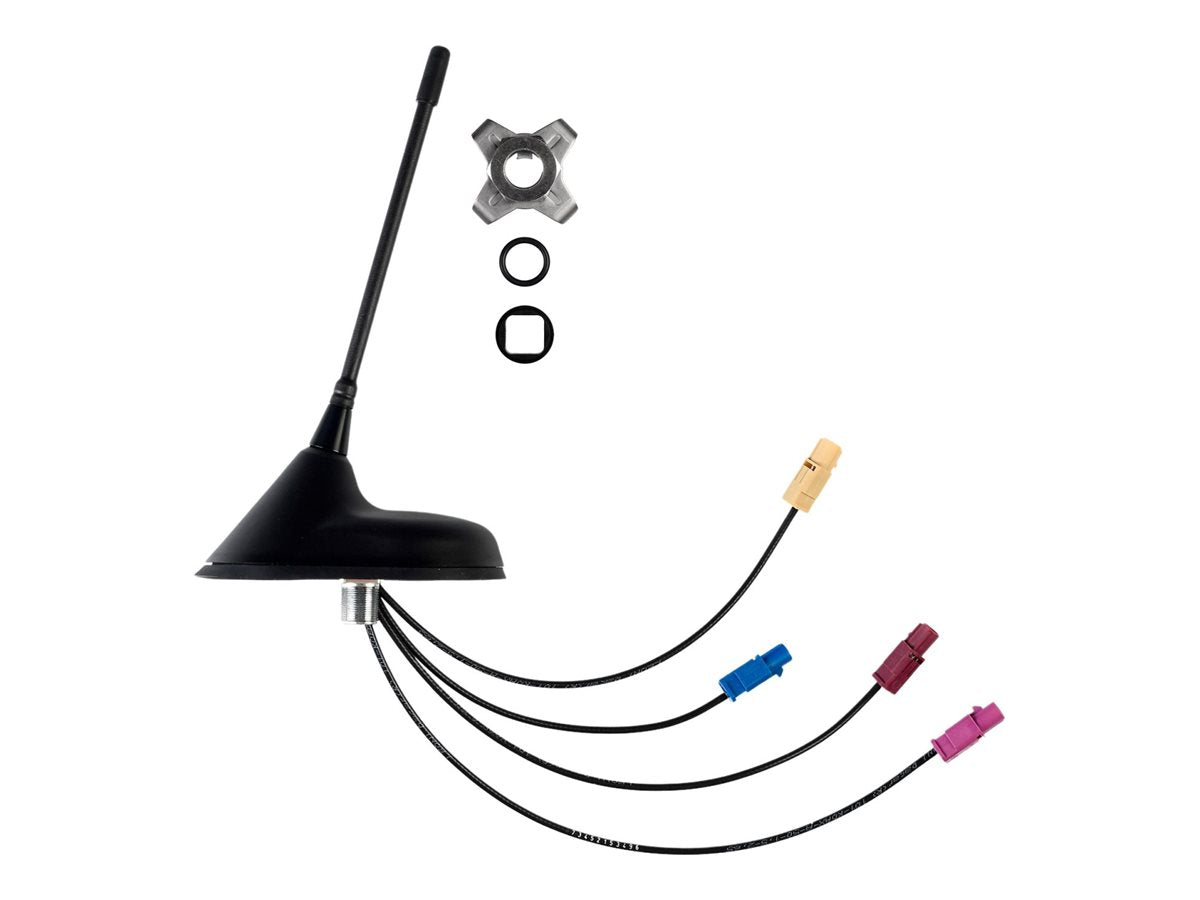 PUC ATTB Kombiflexantenne TETRA 380-410 MHz GPS/GSM/SRD - Vorderansicht