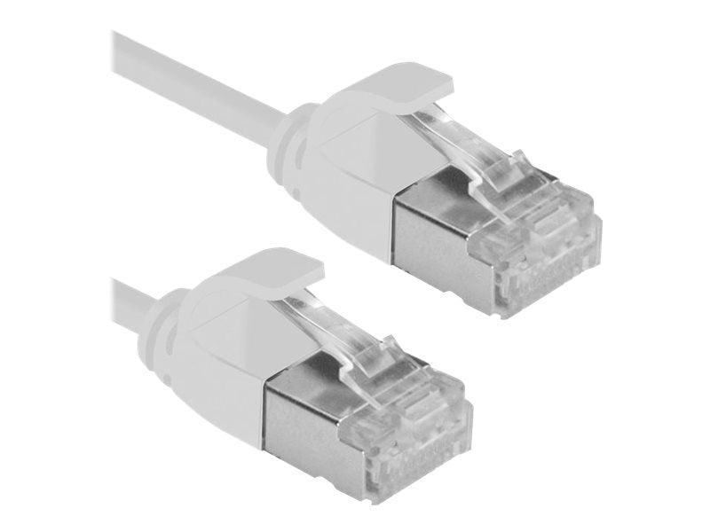 ROLINE U/FTP DataCenter Patchkabel Kat 6A Class EA LSOH slim grau 2m - Vorderansicht