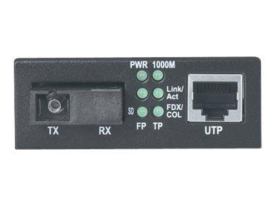 INTELLINET Gigabit Ethernet WDM bidirektionaler Medienkonverter Detailansicht