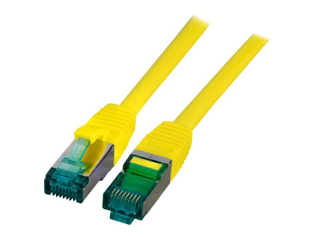 EFB RJ45 Patchkabel S/FTP Cat6A LSZH Gelb 30m - Vorderansicht