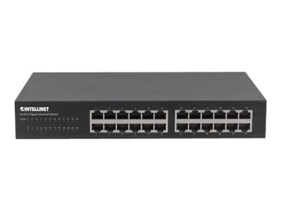 INTELLINET 24-Port Gigabit Ethernet Switch Rückansicht