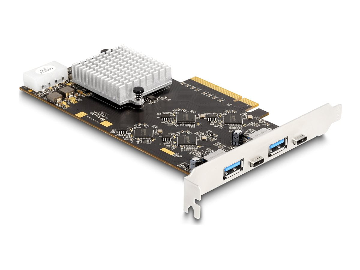 DELOCK PCI Express x8 Karte Vorderansicht