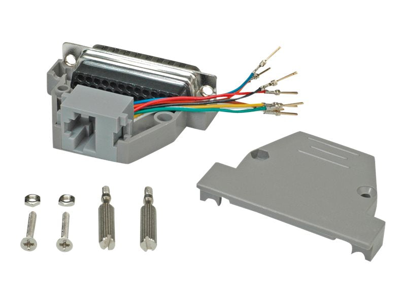ROLINE DB25 Stecker-RJ45 Buchse 8P/8C 8Ltg. Verpackung