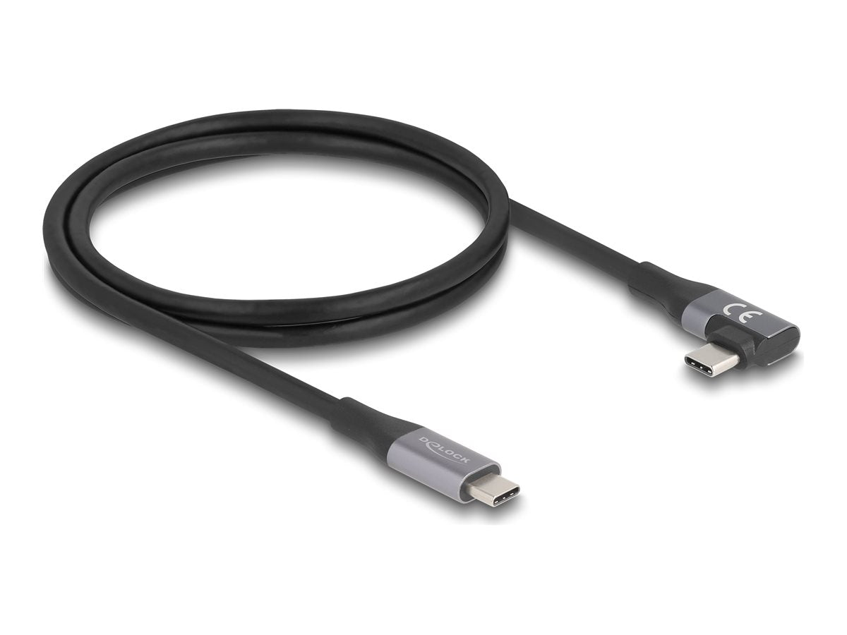DELOCK USB 40 Gbps Kabel gewinkelt links / rechts - Vorderansicht