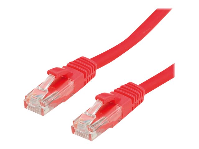 VALUE Patchkabel Kat.6A Class EA UTP rot 20m - Vorderansicht