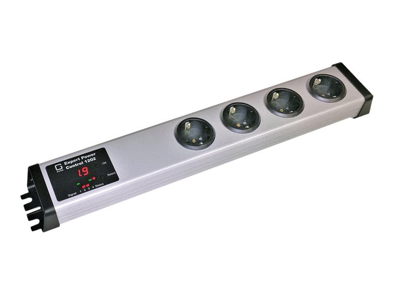 GUDE 1202-1 Expert Power Control NET D4x Schutzkontakt Vorderansicht