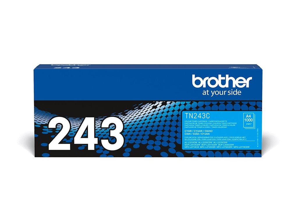 BROTHER Cyan standard toner TN243C Vorderansicht