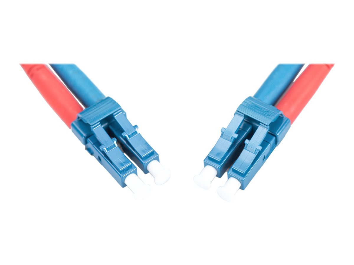 DIGITUS LWL Patchkabel LC/LC 09/125um Singelmode Duplex Halogenfrei gelb 10m - Vorderansicht