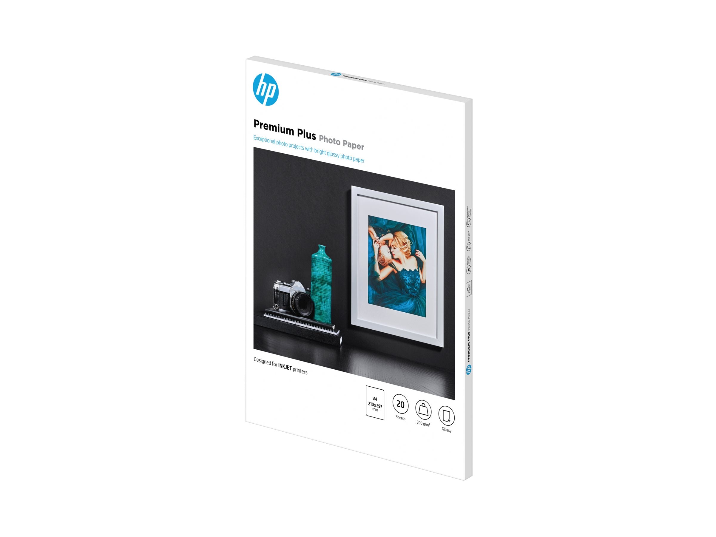 HP CR672A Premium Plus Fotopapier glänzend Vorderansicht