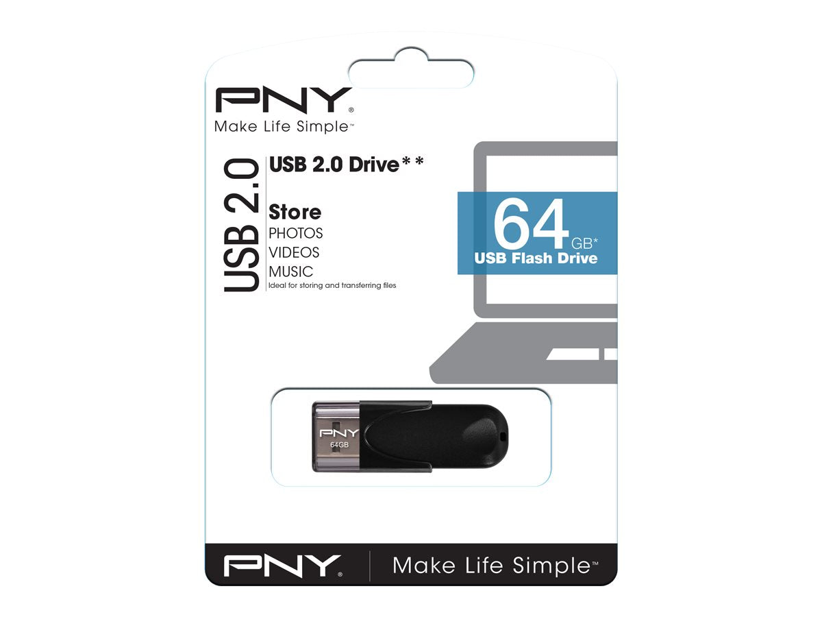 PNY USB-Stick Attaché 4 2.0 64GB Verpackung
