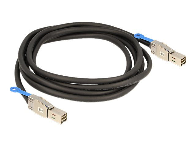 DELOCK Kabel Mini SAS HD SFF 8644 x4 Stecker / Stecker 3 m - Vorderansicht