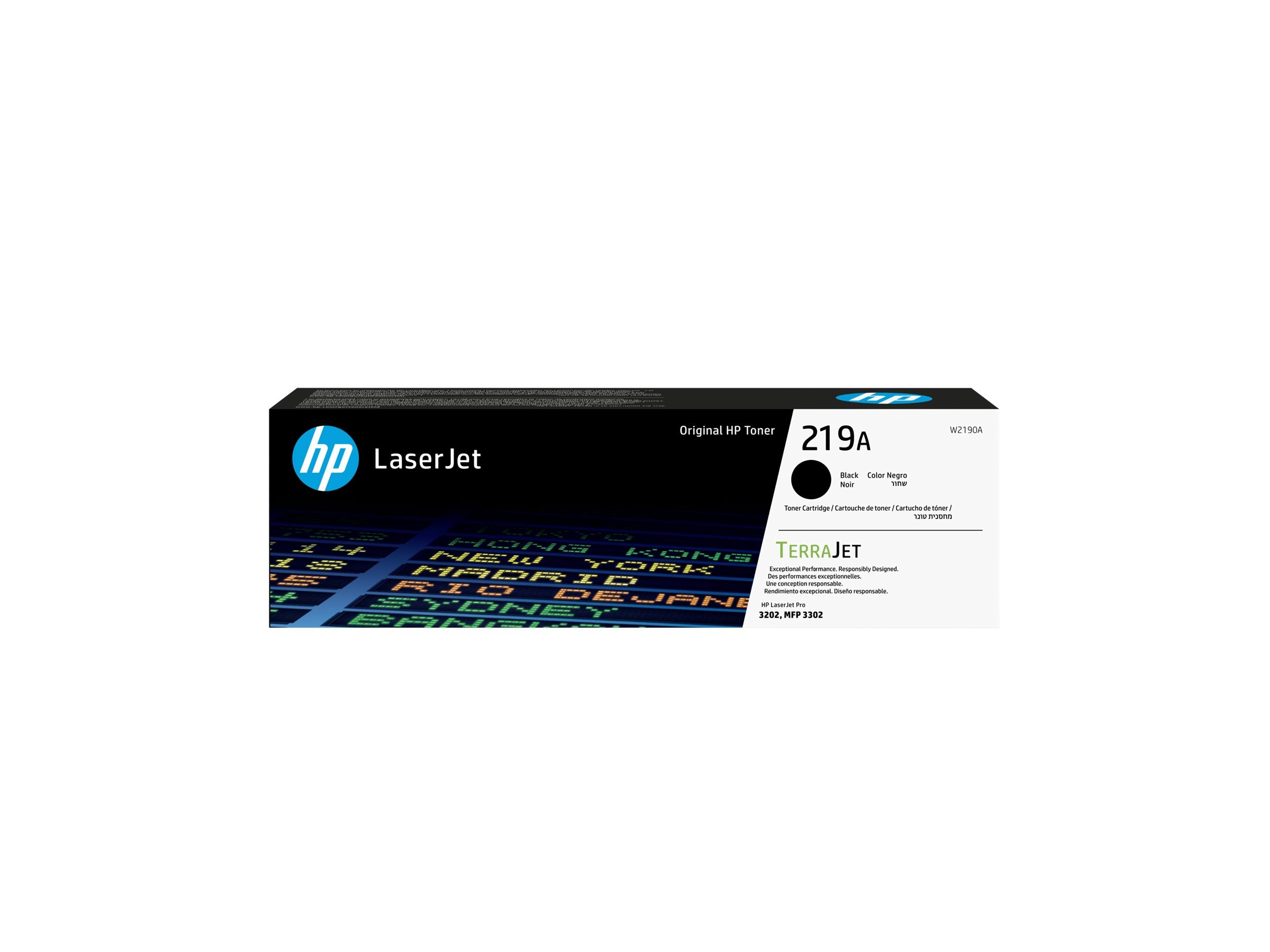 HP 219A Black Original LaserJet Toner Cartridge Vorderansicht