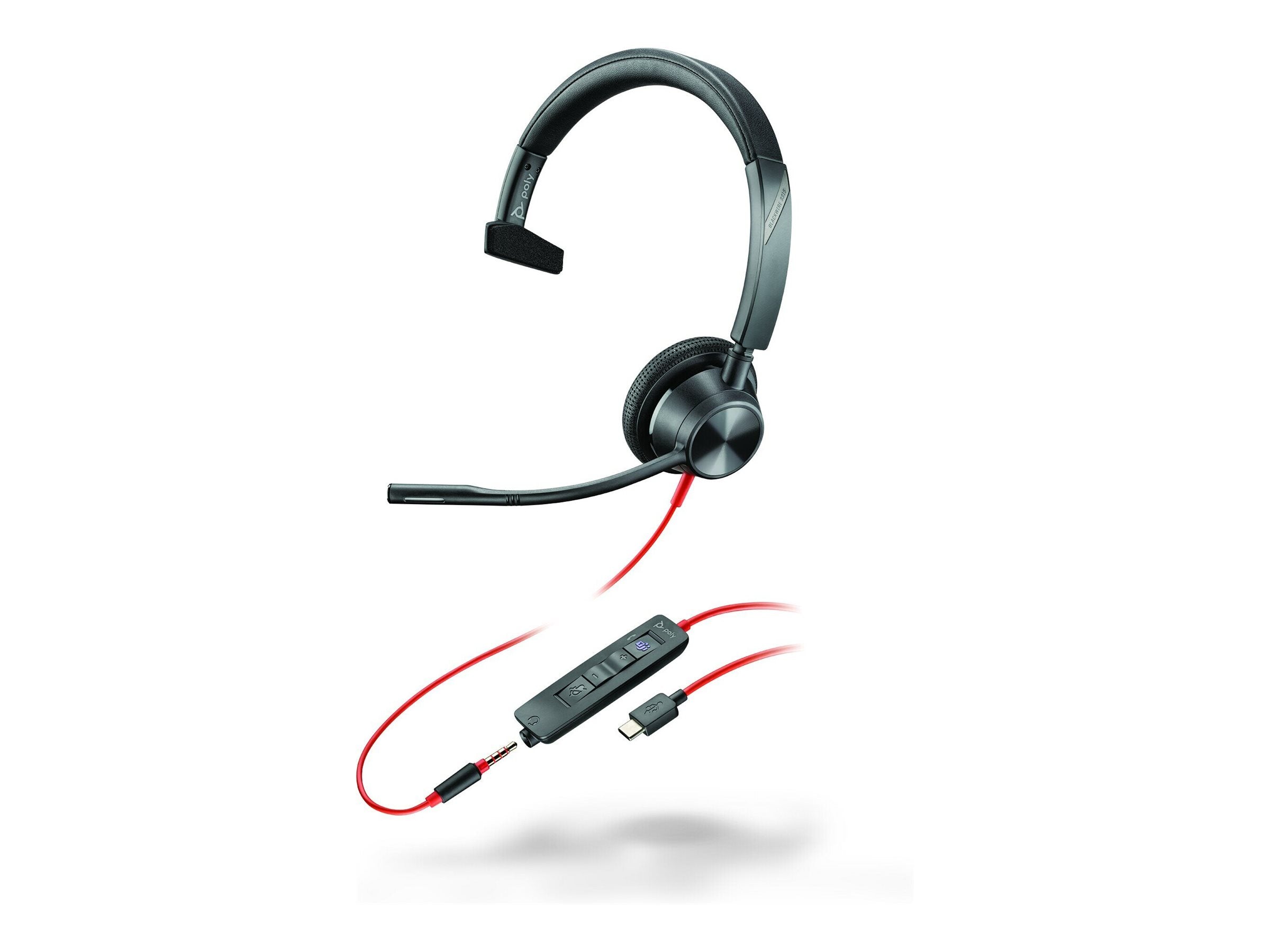 HP Poly Blackwire 3315 Headset Vorderansicht