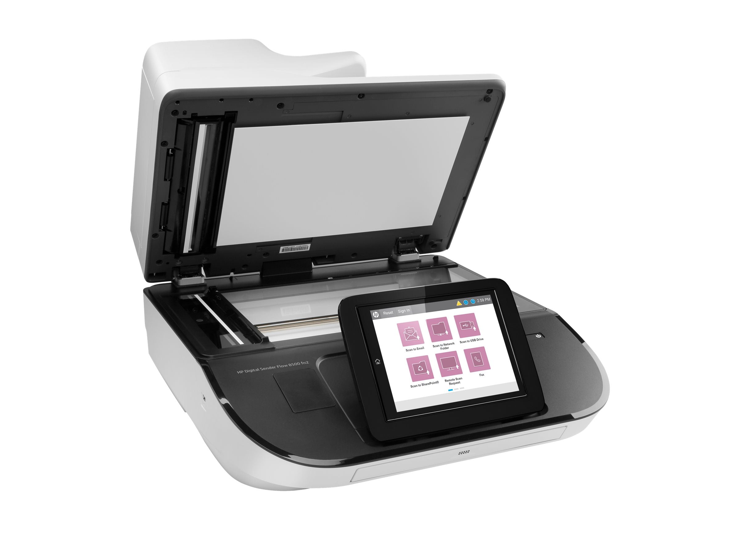 HP Digital Sender Flow 8500fn2 Dokumentenscanner Vorderansicht