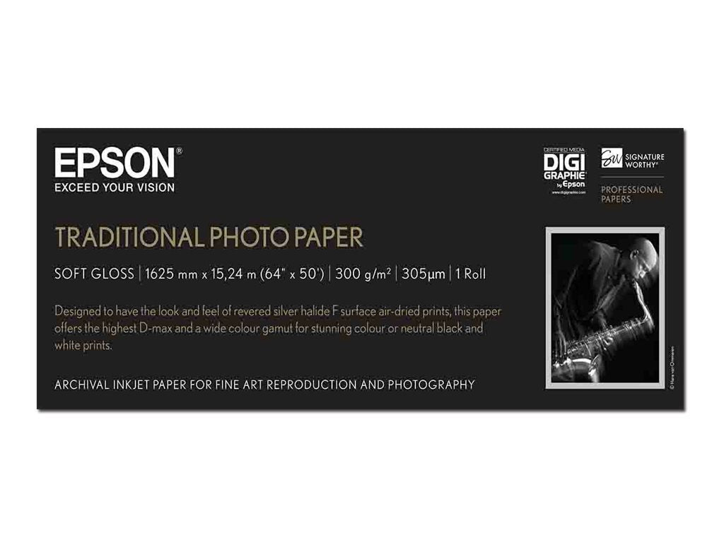 EPSON S045107 Traditional Foto Papier Vorderansicht