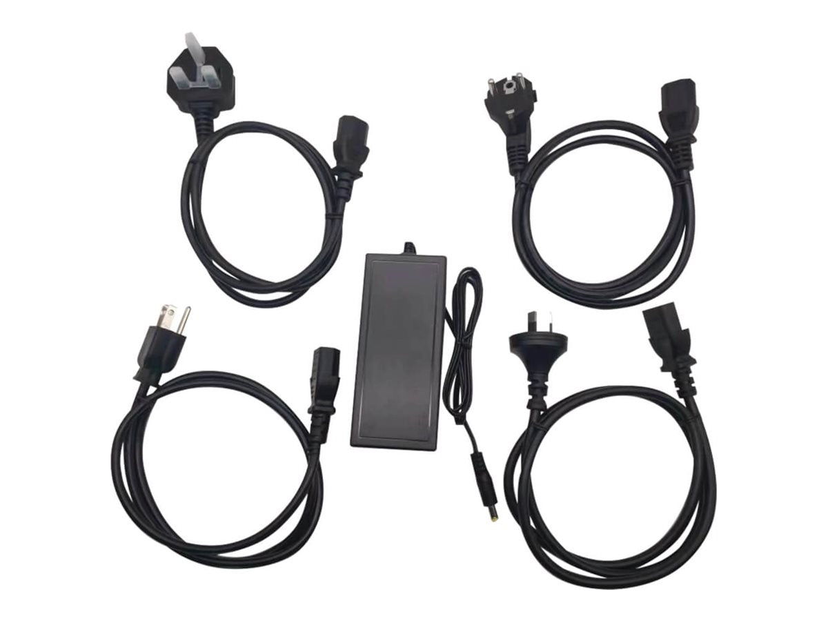 EATON TRIPPLITE Gigabit Multimode Fiber to Ethernet Media Converter PoE+ - International Power Cables 850 nm 550m