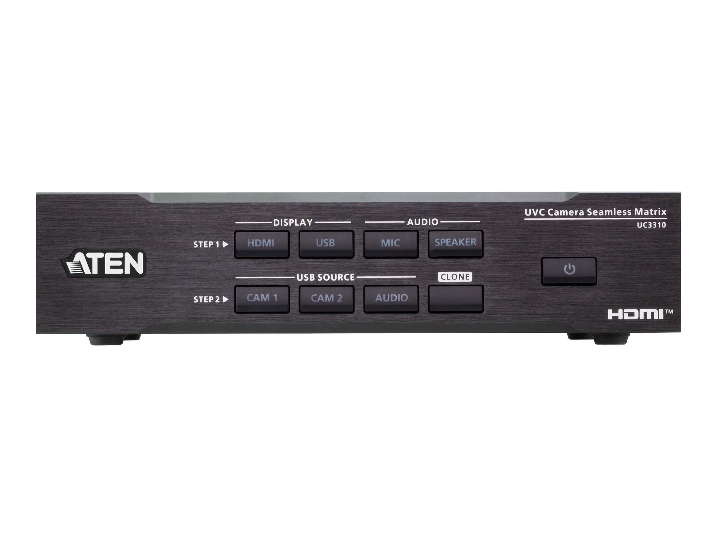 ATEN UC3310 CAMLIVE MX Dual 4K UVC Kamera Vorderansicht