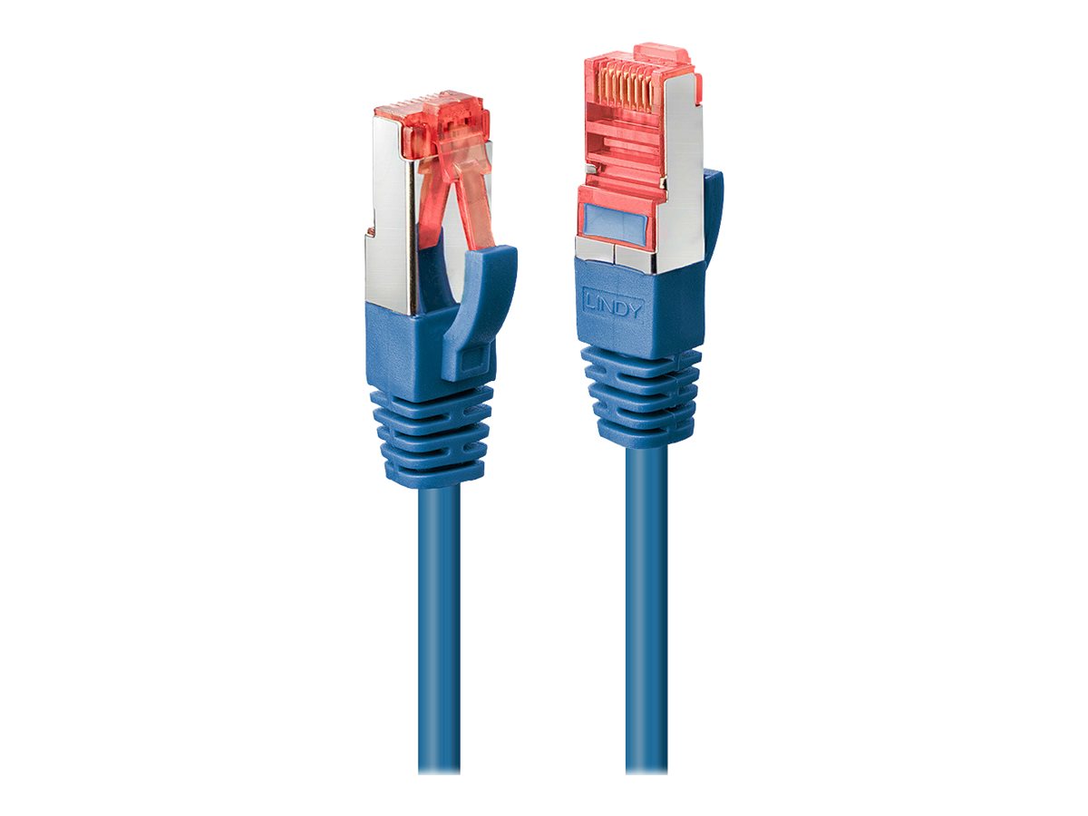 LINDY Cat.6 S/FTP Kabel, blau, 1,5m Patchkabel - Vorderansicht
