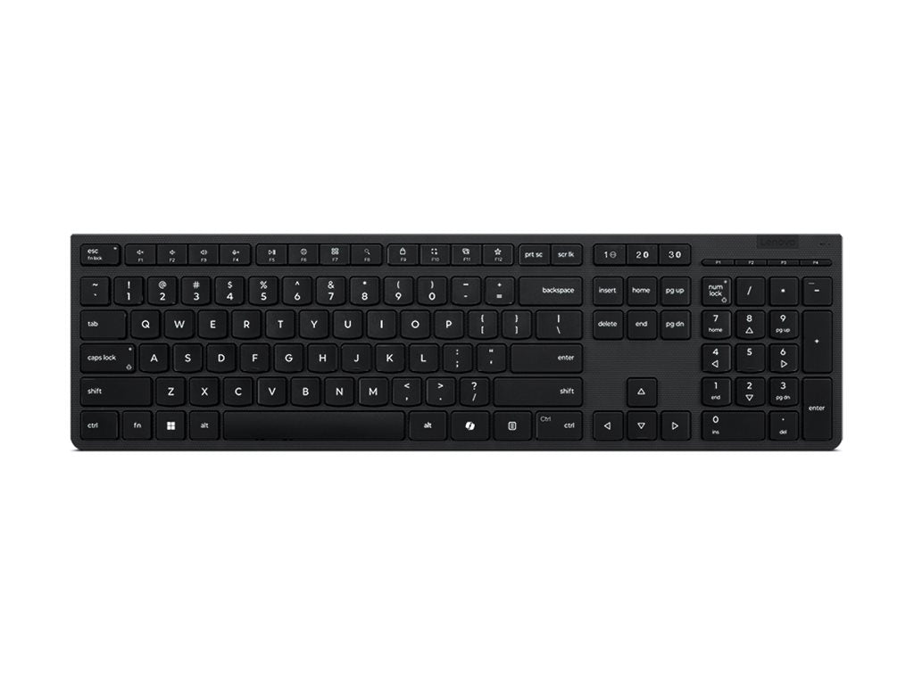 LENOVO Professional Wireless Rechargeable Keyboard-German Vorderansicht